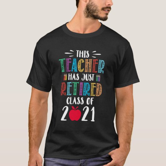 2021年先生退職クラス Tシャツ (正面)