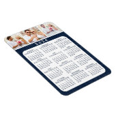 2021年冷蔵庫フォトネイビーブルーカレンダー マグネット (右側)