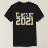 2021年卒業の高校クラス Tシャツ (デザイン正面)