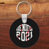 2021年卒業シニア野球選手のクラス キーホルダー (正面)