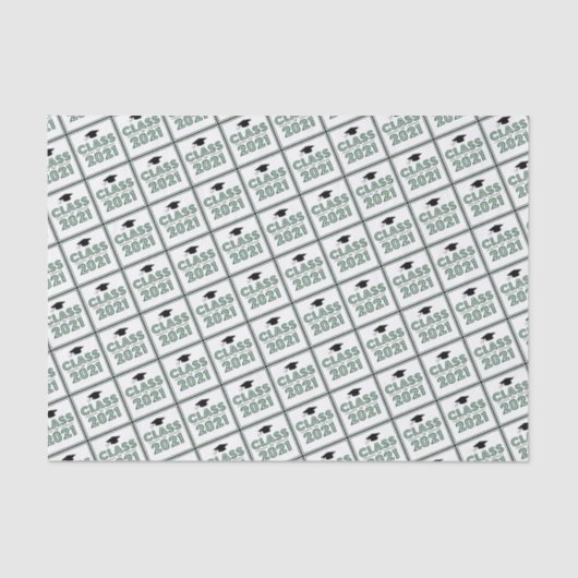 2021年卒業ティッシュペーパー（エメラルド）級 薄葉紙 (正面)