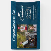 2021年卒業年鑑フォトコラージュバナー 横断幕 (縦)