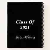 2021年卒業表現白黒 ノートブック (裏面)