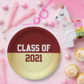 2021年卒業記念紙皿 ペーパープレート (パーティー)