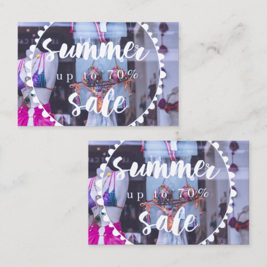 2021年夏（70%無料）💯 名刺 (正面/裏面)