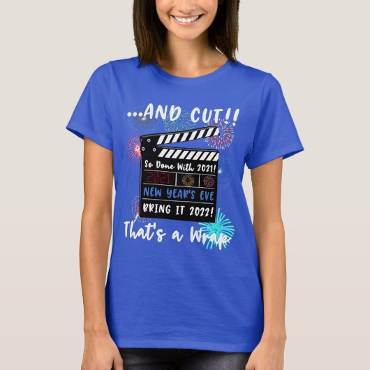 2021年大みそかおもしろい引用文2022年 Tシャツ (正面)