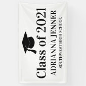 2021年大学院タイポグラフィシンプル科 横断幕 (縦)