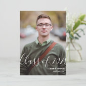 2021年大学院パーソナライズされた写真名 案内状 (スタンド正面)