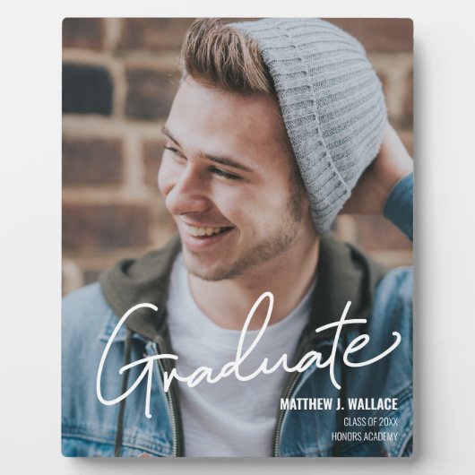 2021年大学院生の卒業写真 フォトプラーク (正面)