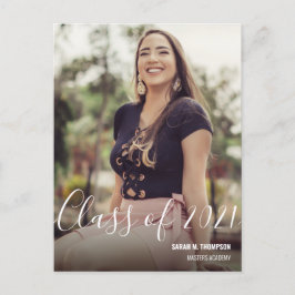 2021年女子院写真名クラス 案内ポストカード