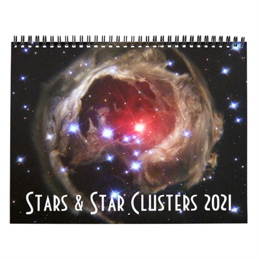 2021年宇宙天文学星団NASA カレンダー (カバー)
