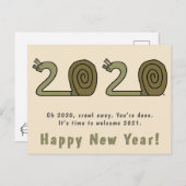 2021年年賀はがき2021年おもしろいの年賀状 ポストカード (正面/裏面)