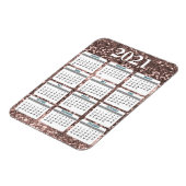 2021年度グリッター輝きカレンダー マグネット (左側)