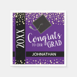 2021年度卒業パーティーのクラス スタンダードカクテルナプキン