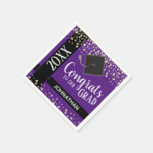 2021年度卒業パーティーのクラス スタンダードカクテルナプキン (角)