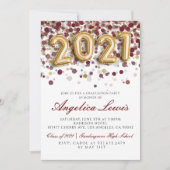 2021年度卒業パーティー招待状 招待状 (正面)