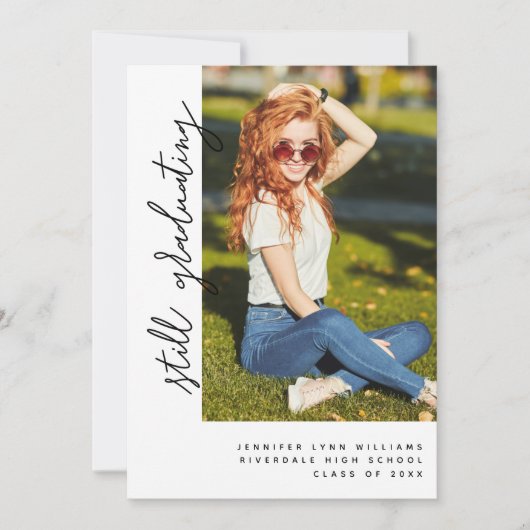 2021年度卒業発表カード 案内状 (正面)