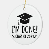 2021年度卒業終了 セラミックオーナメント (左)