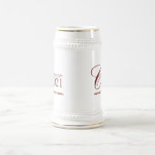 2021年度卒業贈パーソナライズされた与用マグカップ ビールジョッキ (中央)