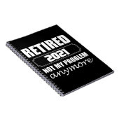 2021年引退 もう私の問題じゃない ノートブック (右側)