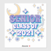 2021年後期卒業生 シール (シート)