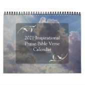 2021年感動的聖書の聖句カレンダーを賞賛 カレンダー (カバー)