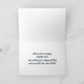 2021年新年おめでとう。カスタム企業の業 シーズンカード (内部)