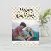 2021年新年おめでとう |スエレガントモダンクリプト写真 シーズンカード (スタンド正面)