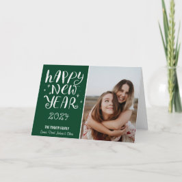 2021年新年おめでとう|スタイリッシュタイポグラフィ写真 シーズンカード