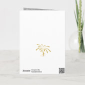 2021年新年おめでとう |モダンタイポグラフィ シーズンカード (裏面)