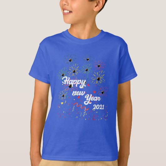 2021年新年おめでとう Tシャツ (正面)