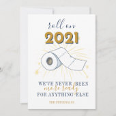 2021年新年トイレ紙 パーソナライズされた シーズンカード (正面)