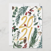 2021年新年 |企業のフェスティバルパインボー シーズンカード (正面)