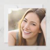 2021年水彩フローラ卒業カード カード (裏面)