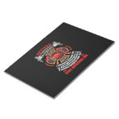 2021年消防士退職祝いギフト メンズ 名言 ノートパッド (アングル)