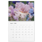 2021年用の背の高いひげのアイリスカレンダー カレンダー (3月 2026)