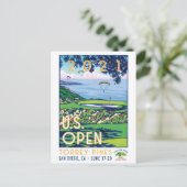 2021年米国ゴルフオープン TORREY PINES ギフト ポストカード (スタンド正面)