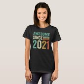 2021年素晴らしから2歳の誕生日おめでとう Tシャツ (正面フル)