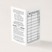 2021年血圧トラッキング用ハンディ財布カード 名刺 (外部)