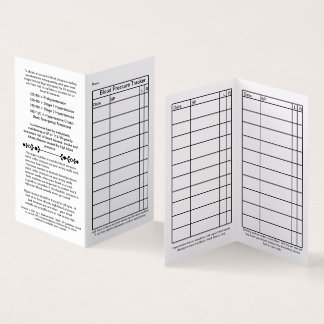 2021年血圧トラッキング用ハンディ財布カード 名刺