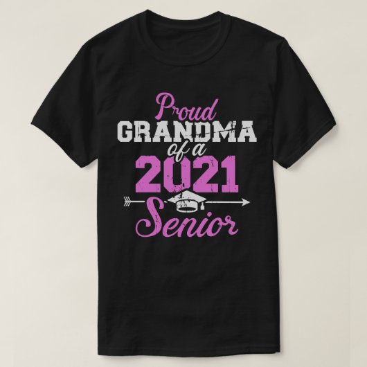 2021年誇りを持ったの先輩のおばあちゃん Tシャツ (デザイン正面)