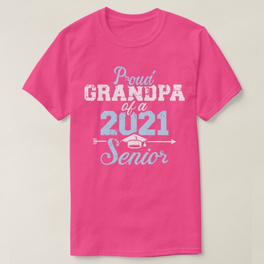 2021年誇りを持ったの先輩クラスの孫 Tシャツ (デザイン正面)