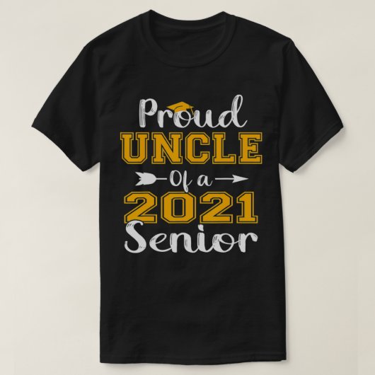 2021年誇りを持った卒業の叔父 Tシャツ (デザイン正面)