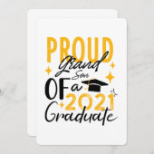 2021年誇りを持った卒発表の孫 案内状