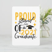 2021年誇りを持った卒発表の孫 案内状