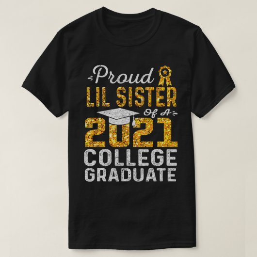 2021年誇りを持った大学大学院生のリル姉妹 Tシャツ (デザイン正面)