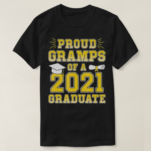 2021年誇りを持った大学院卒業生のメンズ・グランプ Tシャツ (デザイン正面)