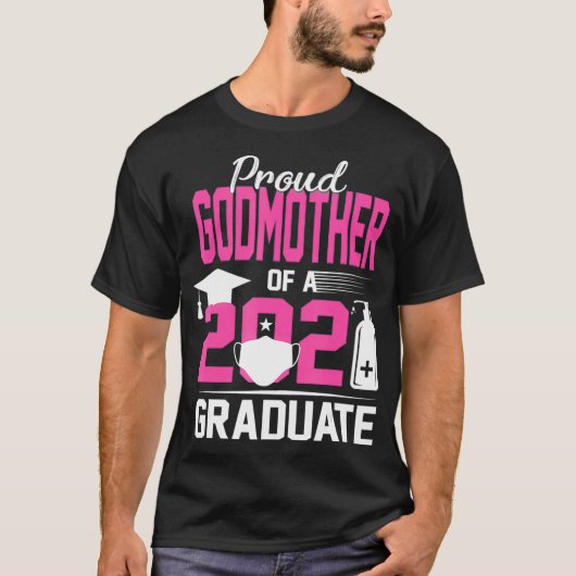 2021年誇りを持った顔マスク卒業のgodmother tシャツ (正面)