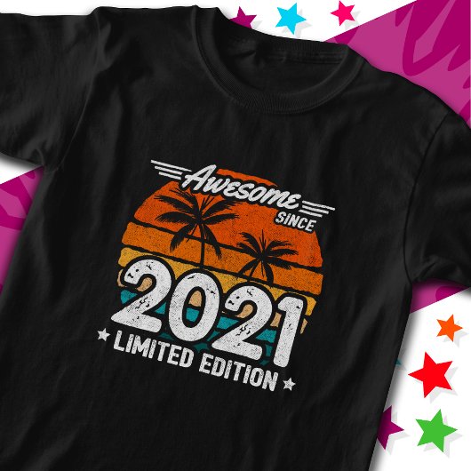 2021年限定 レトロかっこいい 2021年から Tシャツ
