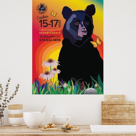 2021年黒熊フィルムフェスティバルポスター ポスター (キッチン)